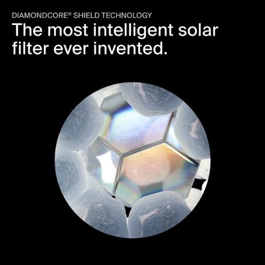 Pavise DiamondCore Shield Technology is the most intelligent solar filter