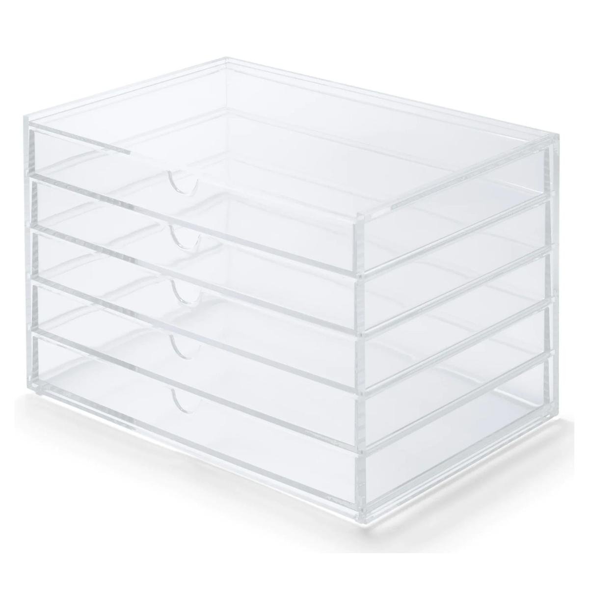 Acrylic set of drawers