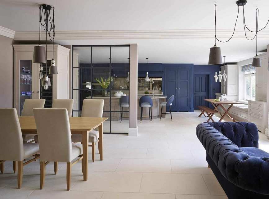Open plan kitchen