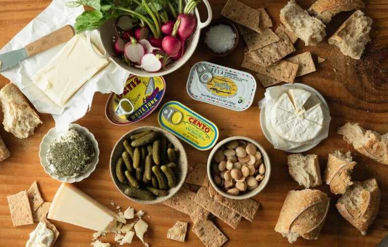 tinned fish board_barbecue appetizers