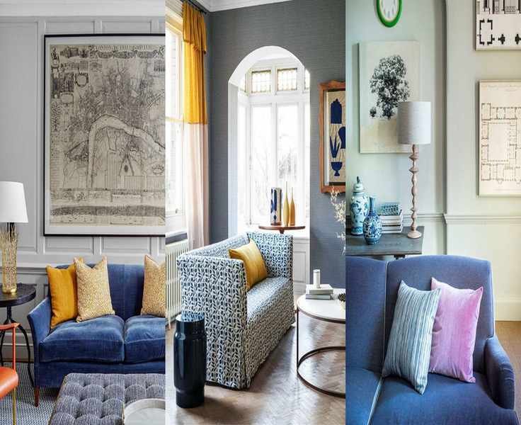 Creative Ideas for Styling a Blue Couch in Your Living Room