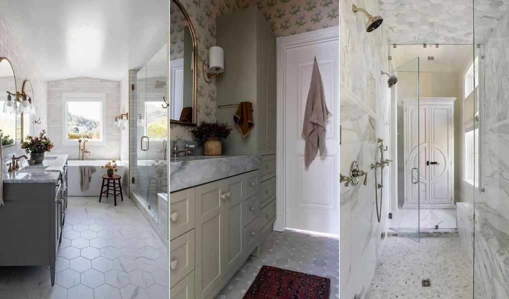 Elevate Your Bathroom with Luxurious Marble: 9 Stunning Ideas