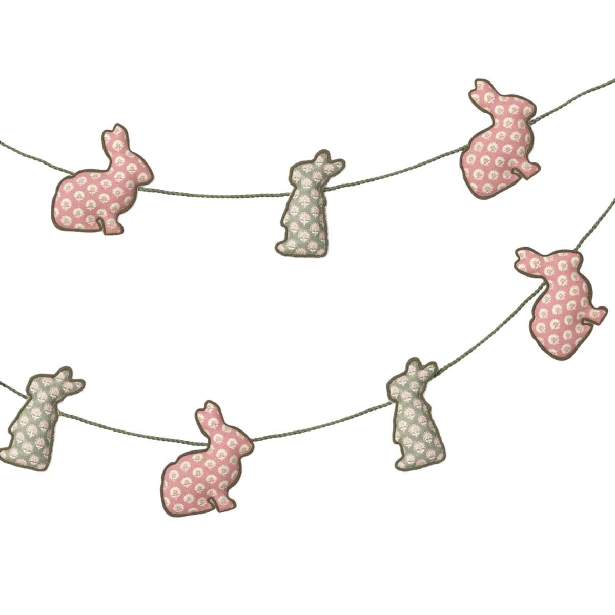 Threshold fabric Easter bunny garland