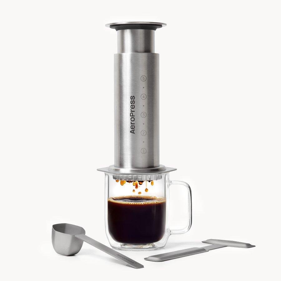 AeroPress Coffee Maker - Steel