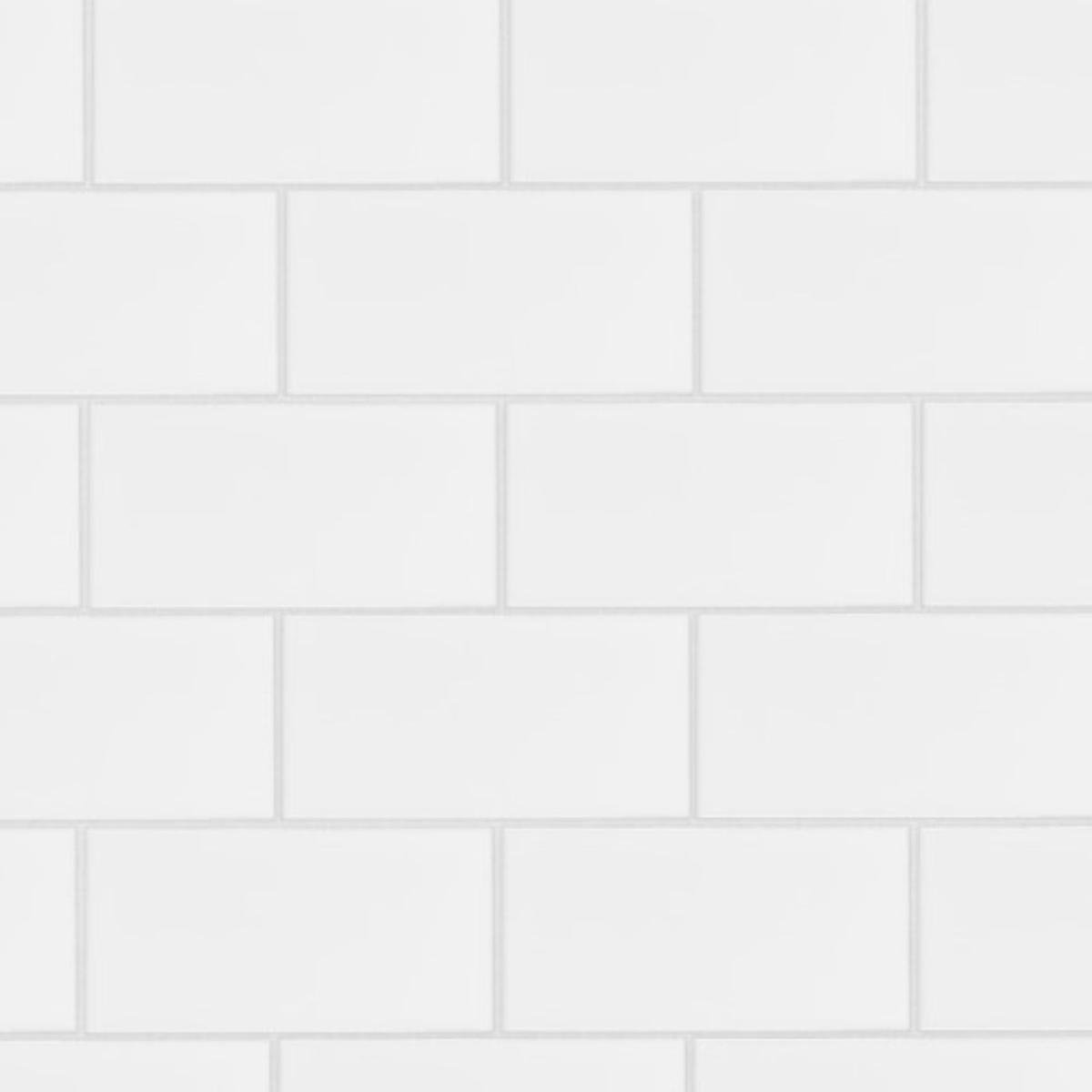 White subway tiles
