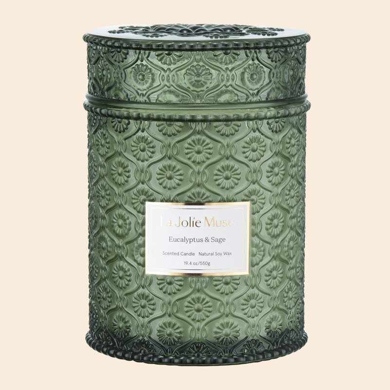 La Jolie Muse Eucalyptus &amp; Sage Scented Jar Candles | Wayfair