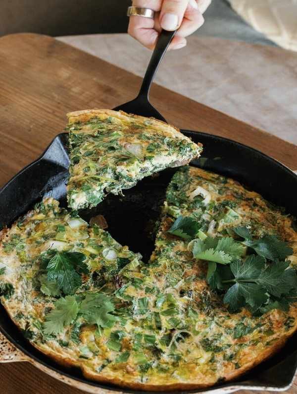 super greens frittata