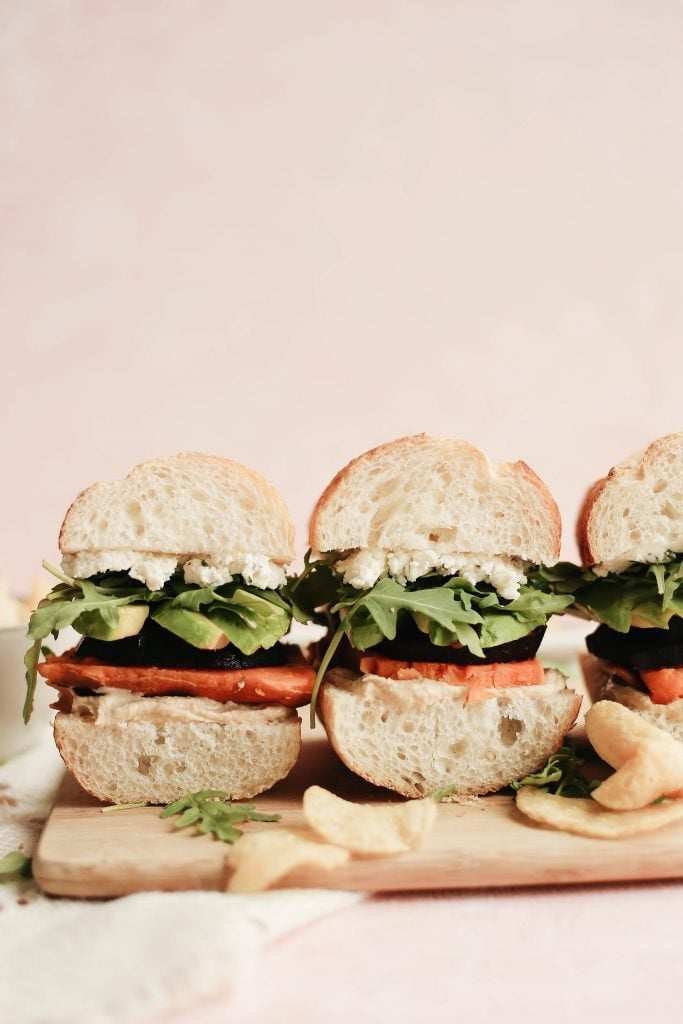 Roasted Sweet Potato Sandwich