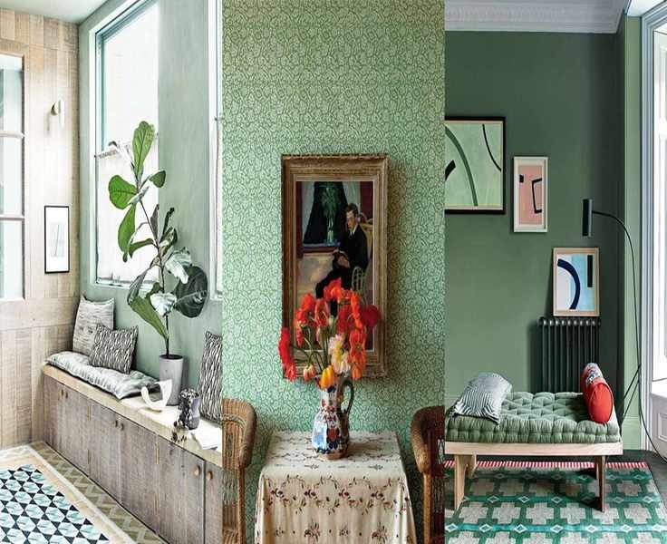 Invigorating Green Hallway Inspirations for a Natural Touch
