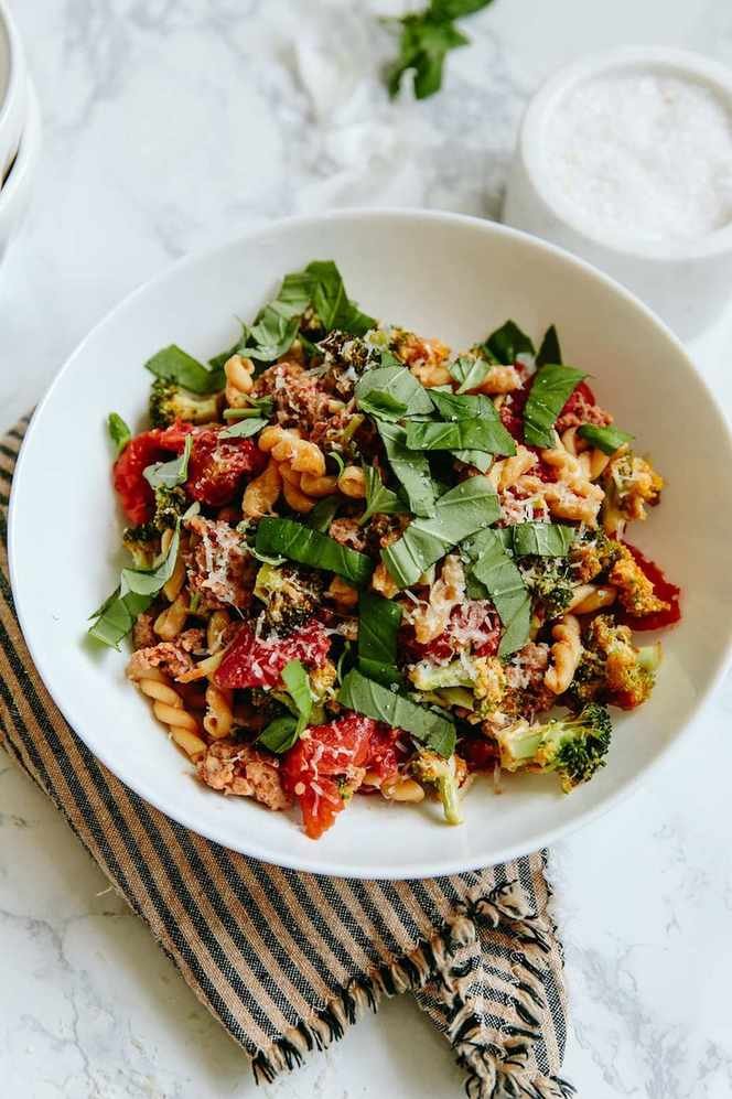 Gemelli Pasta with Turkey Sausage and Broccoli: A Quick Favorite