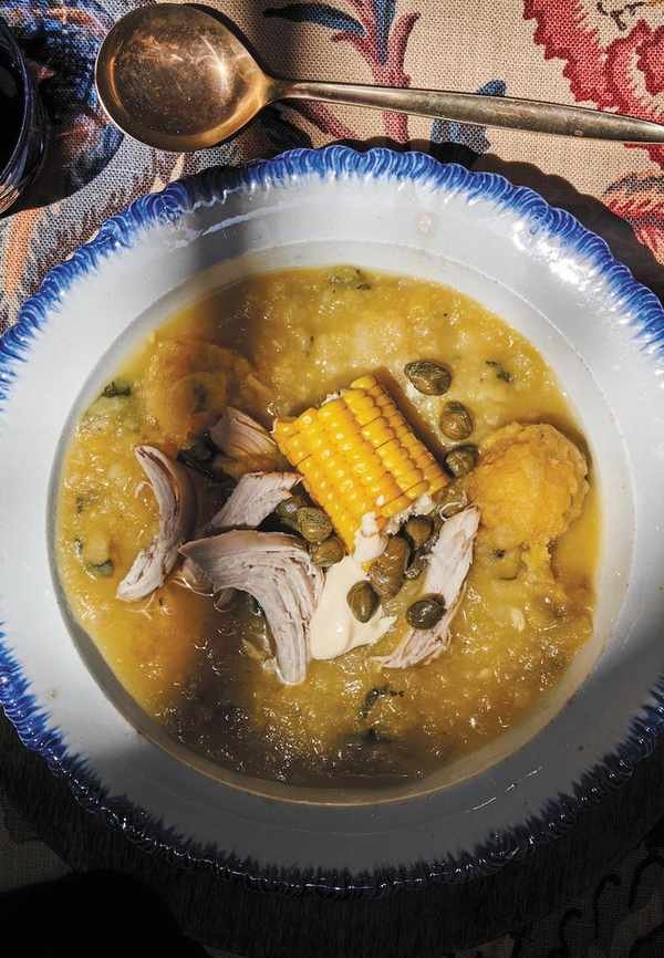 Experience Bogotánian Ajiáco: A Hearty Colombian Soup Recipe