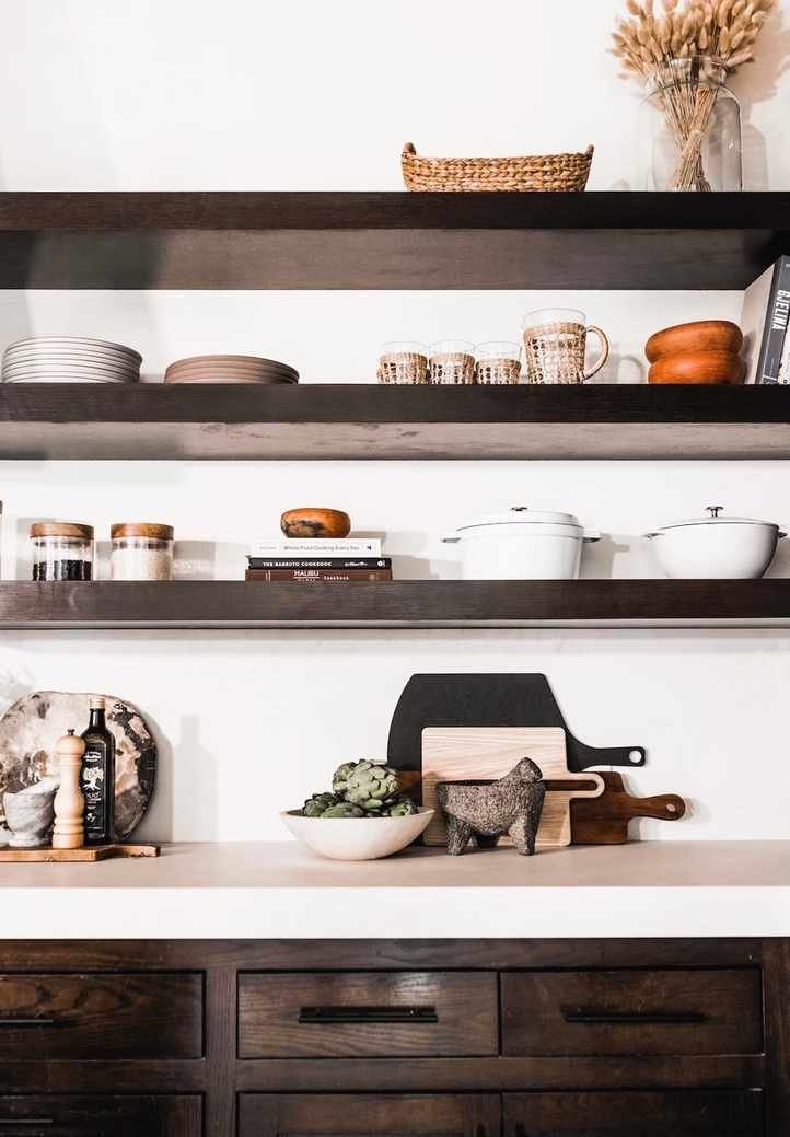 Open Shelving in Kitchen