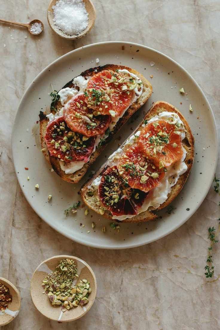 Delicious Blood Orange Burrata Toast Perfect for Spring Gatherings