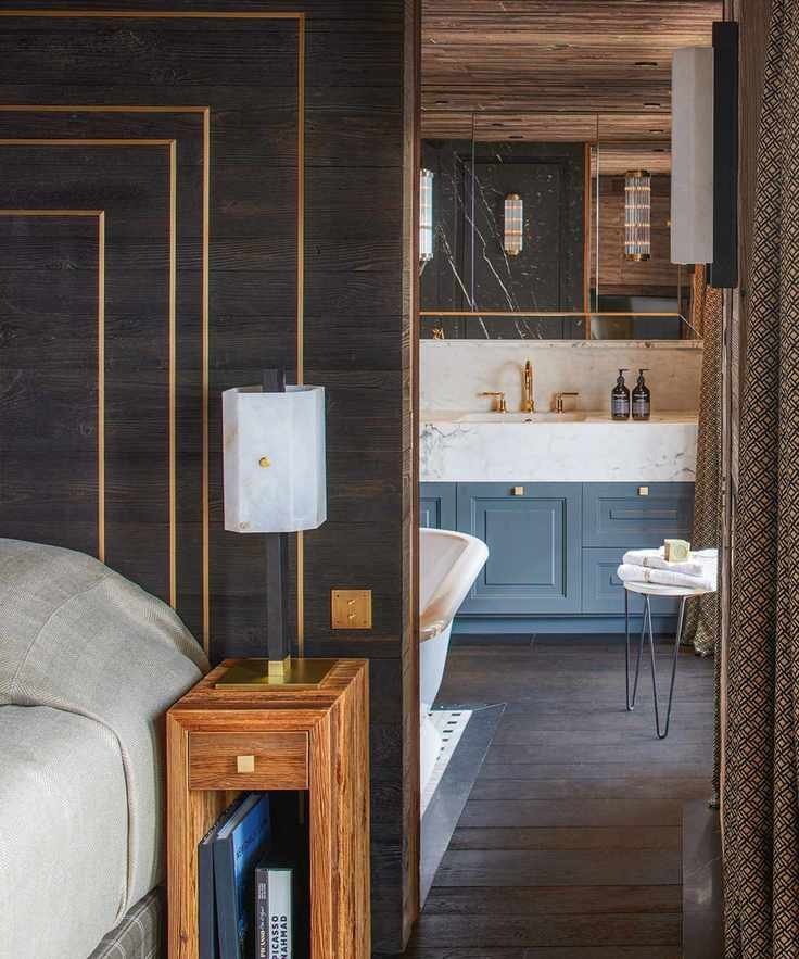 Bathroom featuring a blue vanity unit