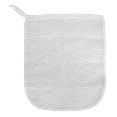 Mainstays White Mesh Delicates Wash Bag With Zipper Closure, 15" X 18"