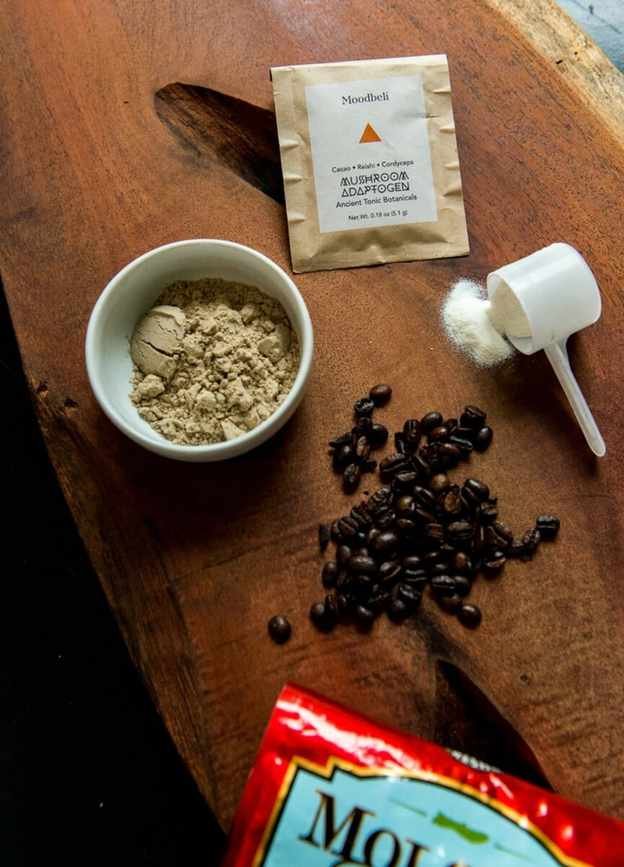 mushroom collagen coffee ingredients tiana gamble