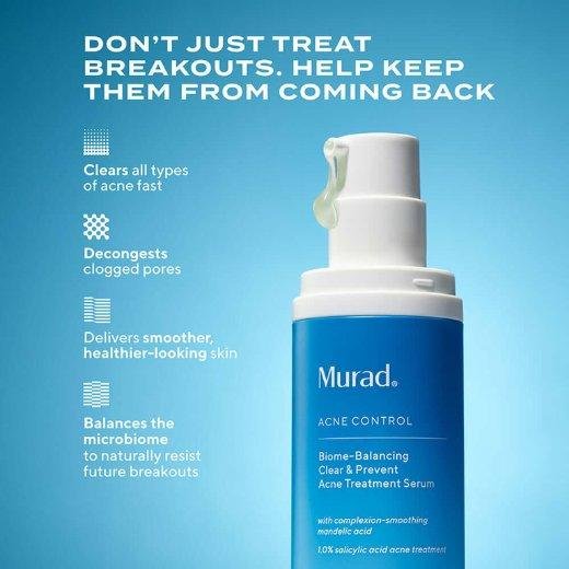 benefits of Murad's Biome-Balancing Acne Serum