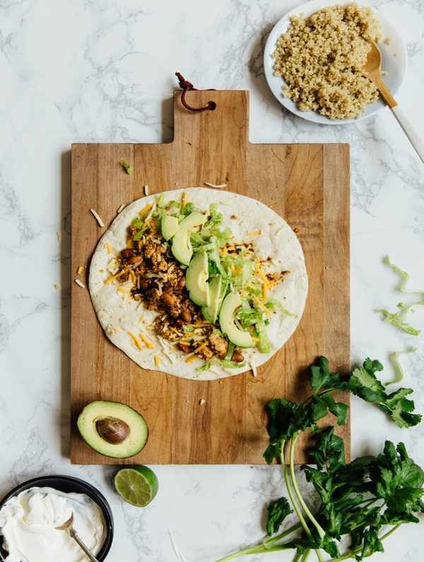Savor the Sunset with This Vegetarian Scramble Burrito Recipe