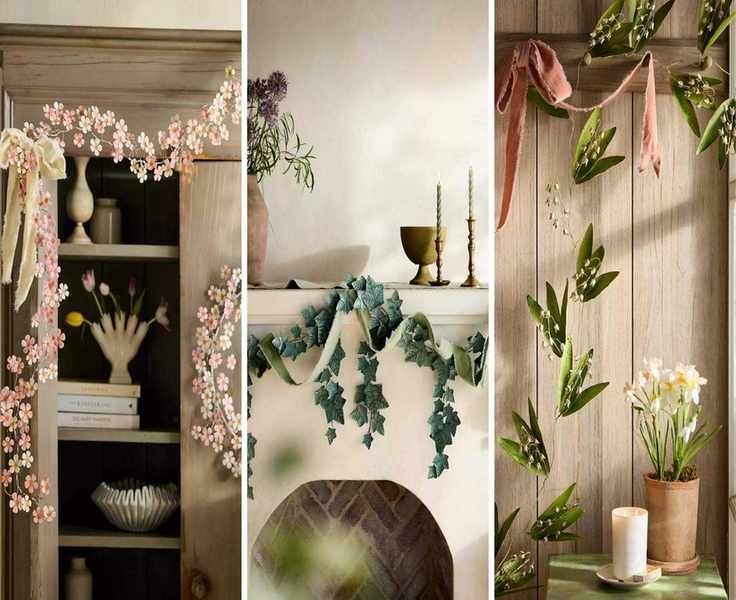 20 Delightful Spring Garlands to Brighten Your Home All Season Long