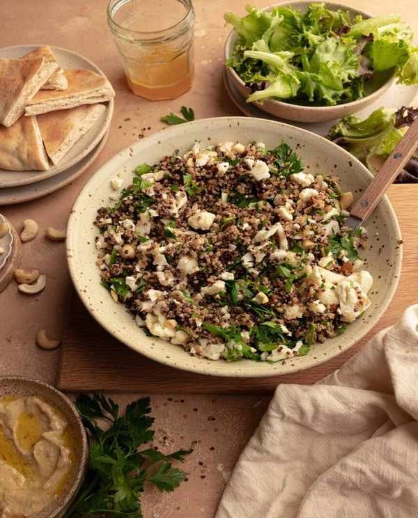 Quinoa & Cauliflower Salad: Your Go-To for Instant Wellness Boost