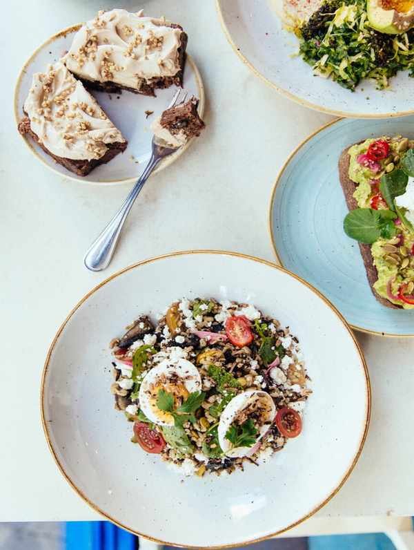 veggie grain bowl from Two Hands NYC