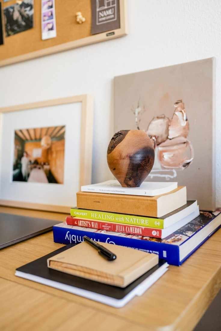 books and art collectibles