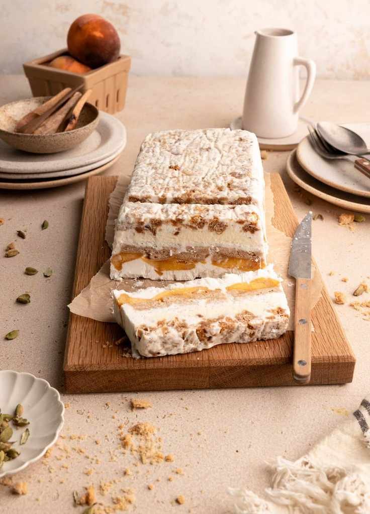 Summer Delight: Peach Crumble Icebox Cake Recipe