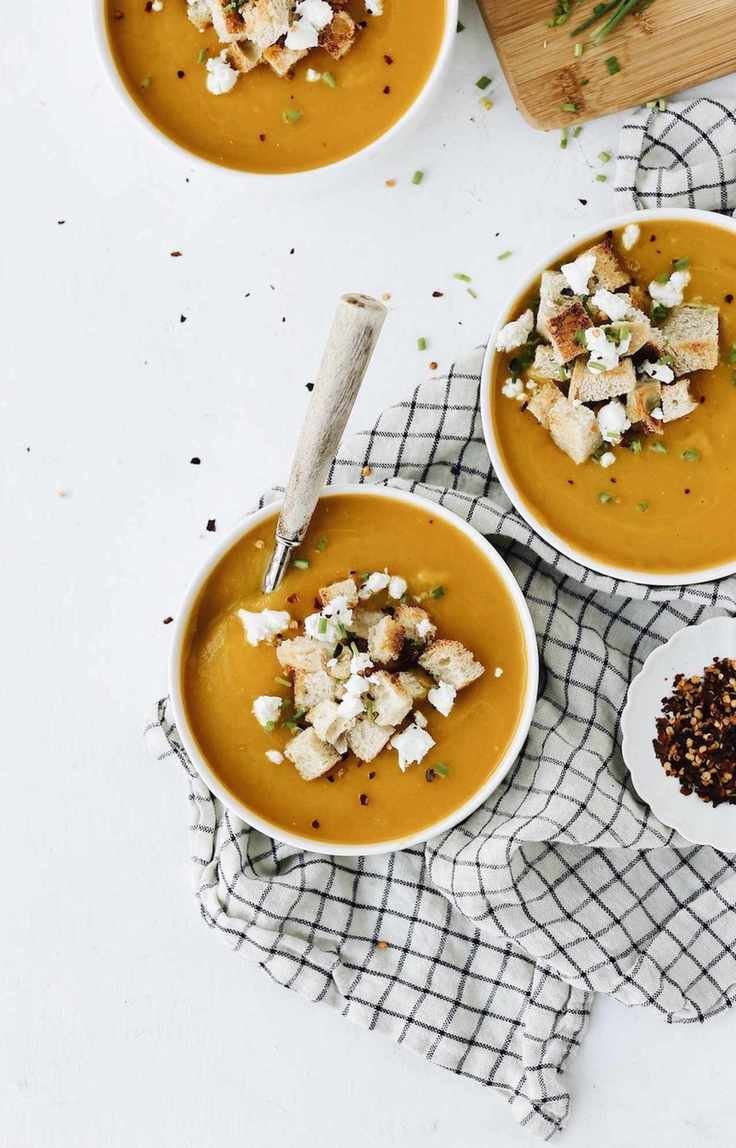 Curry Butternut Squash Soup Perfect for Autumn Evenings