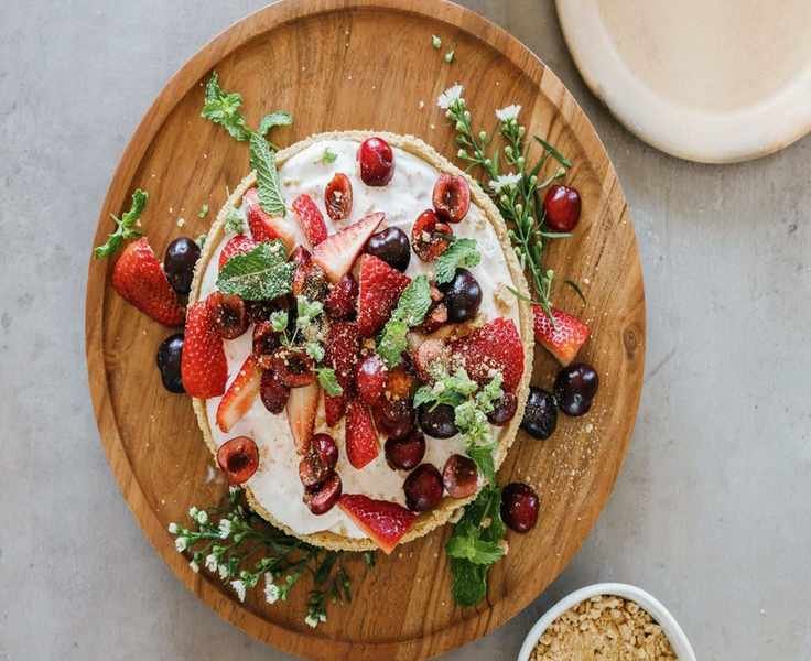 Chill Out With This Delicious Cherry-Berry Ice Cream Pie