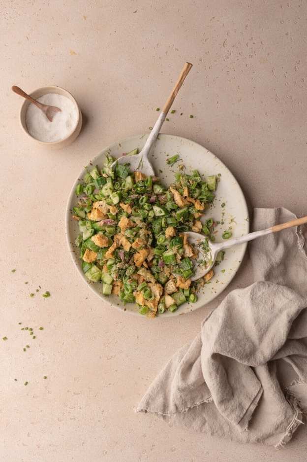 best cucumber crispy rice salad