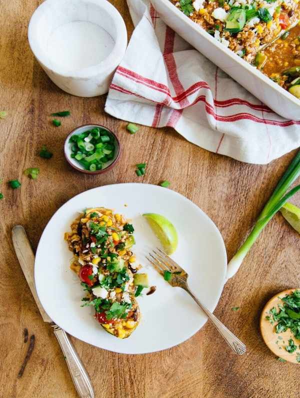 Enchilada Stuffed Zucchini Boats: A Quick and Delicious Dinner