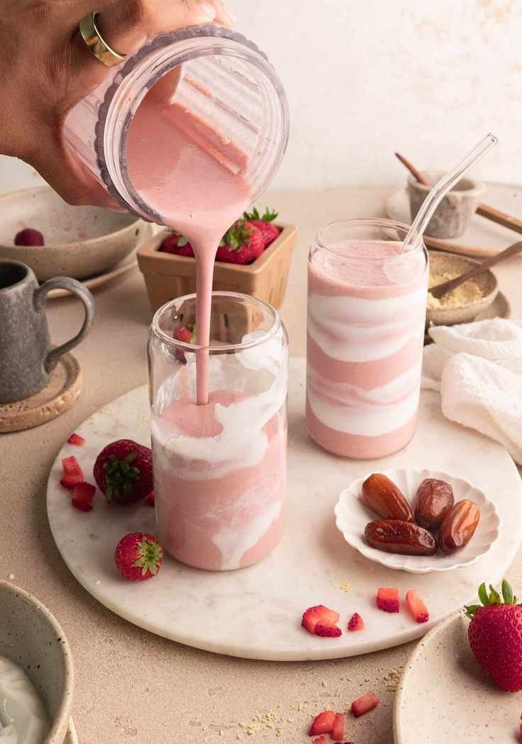 Delight in This Strawberry Probiotic Smoothie Recipe You Can Make at Home