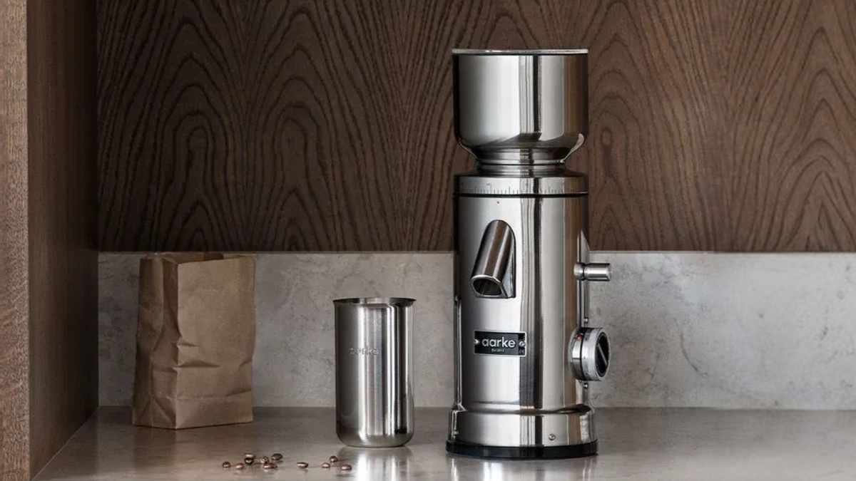 Aarke Coffee Grinder: Precision Grinding and Stunning Stainless Steel Design