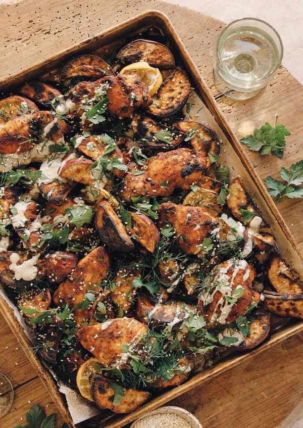 Sheet Pan Chicken with Japanese Sweet Potatoes: A Perfect Weeknight Meal