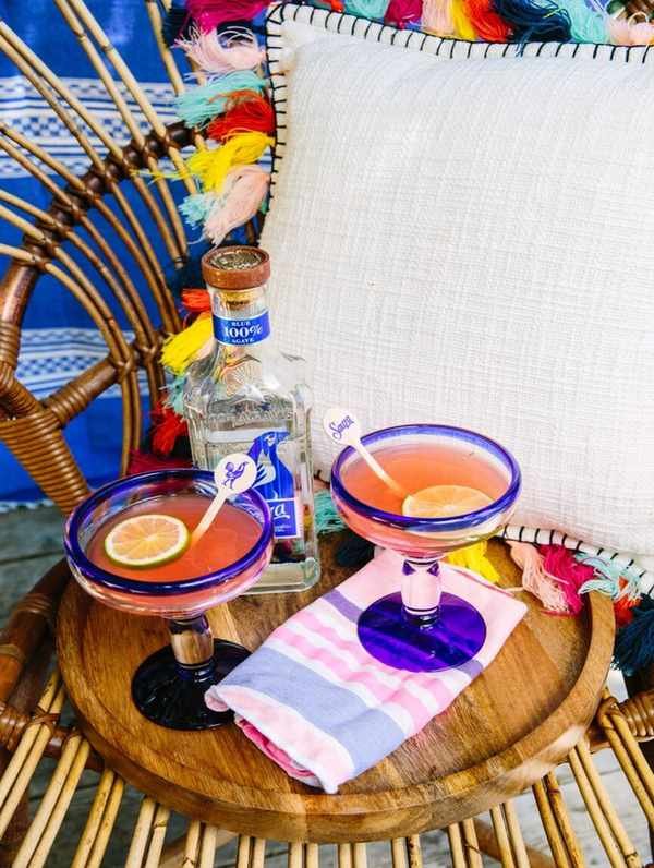 smoky hibuscus margarita