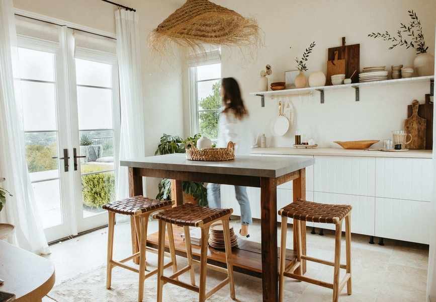 Transforming a Guest Bedroom into a Bright Studio Kitchen Space