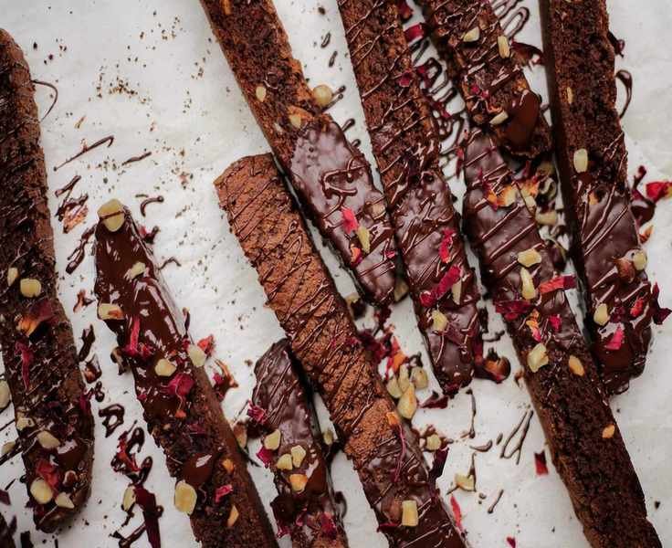 Delight in Double Chocolate Hazelnut and Orange Biscotti for Mornings