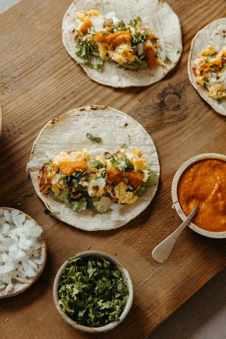 Delicious Breakfast Tacos Packed with Protein and Flavor