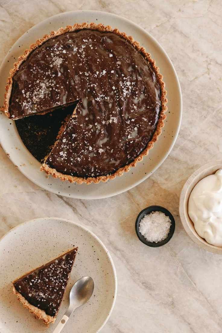 Fall in Love with This Irresistible Salted Chocolate Date Tart