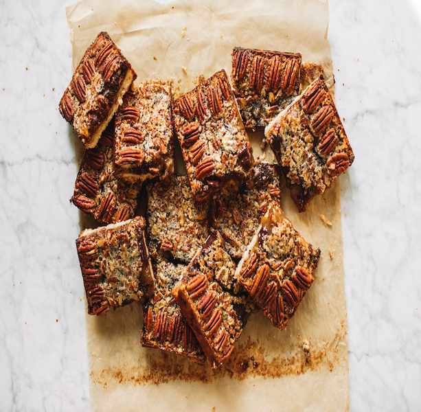 These Chocolate Bourbon Pecan Pie Bars Will Leave You Craving More!