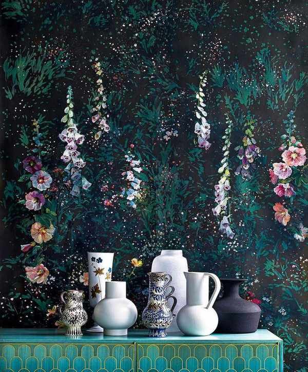 Flora Roberts Foxgloves mural