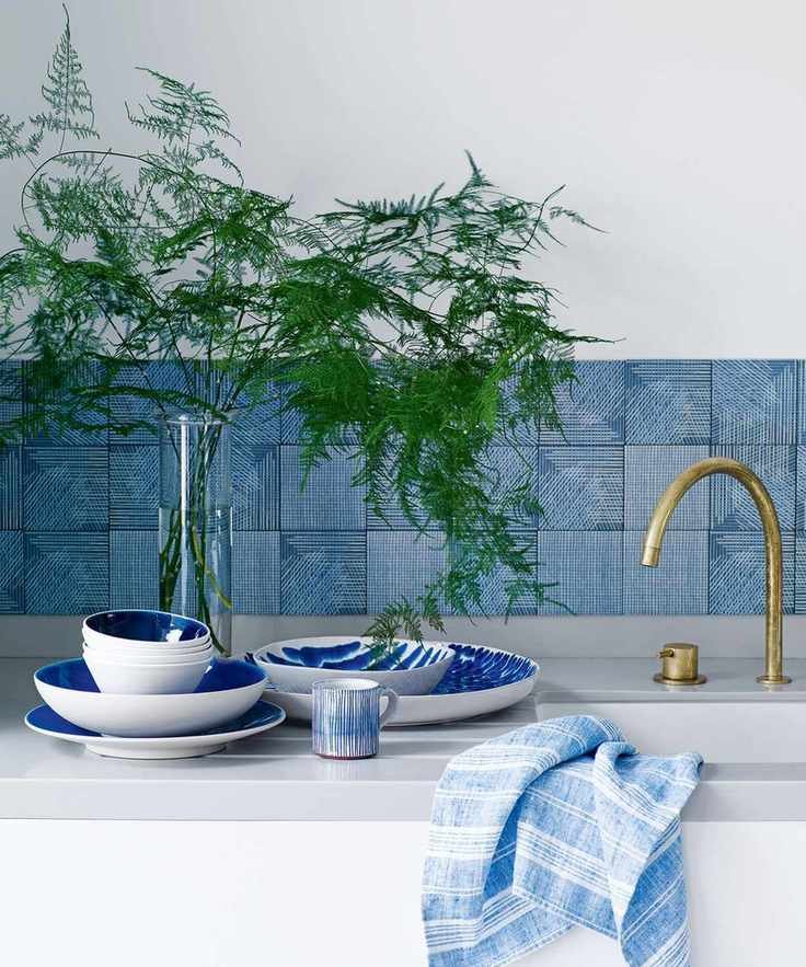 Kitchen countertop in ceramic