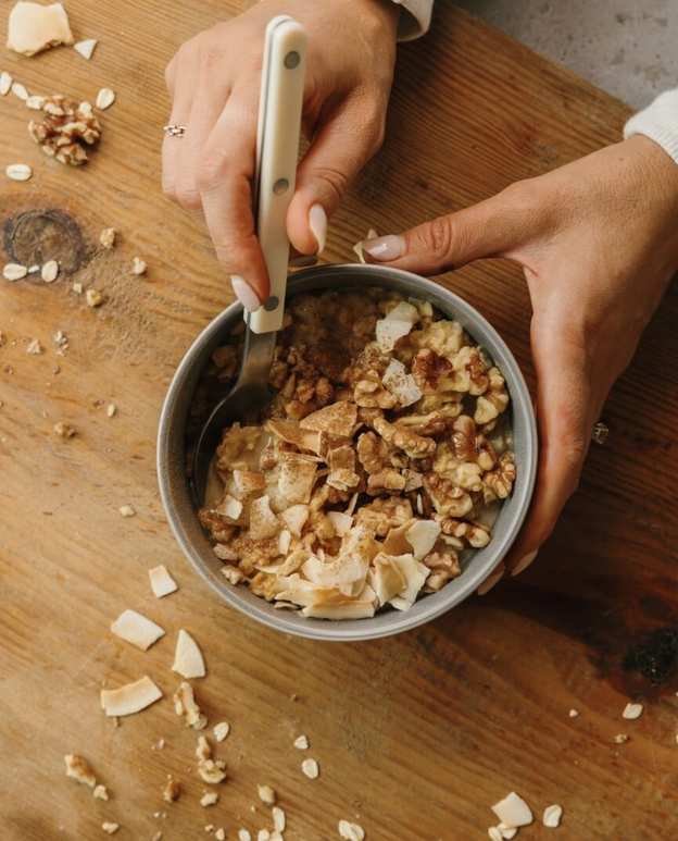 fall morning rituals oatmeal