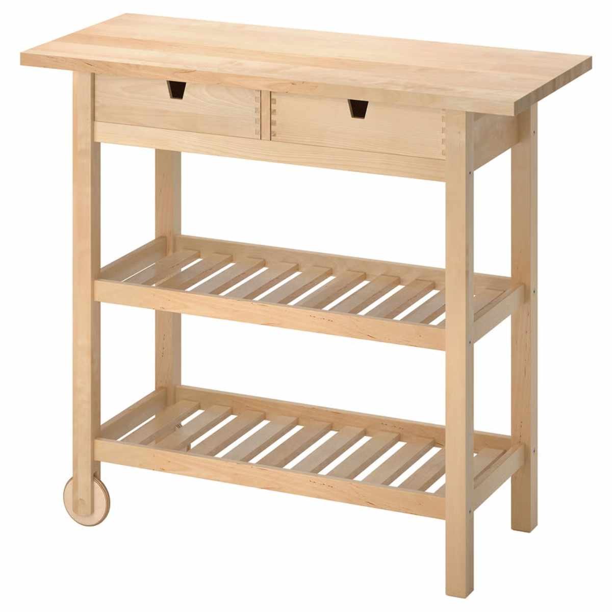 IKEA FÖRHÖJA Kitchen cart in birch
