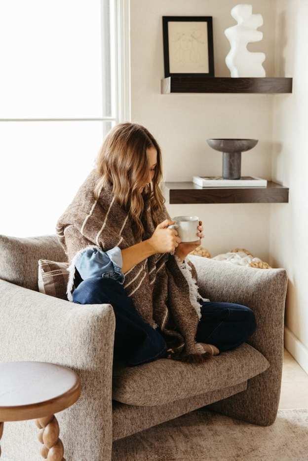 Camille Styles watching cozy movies