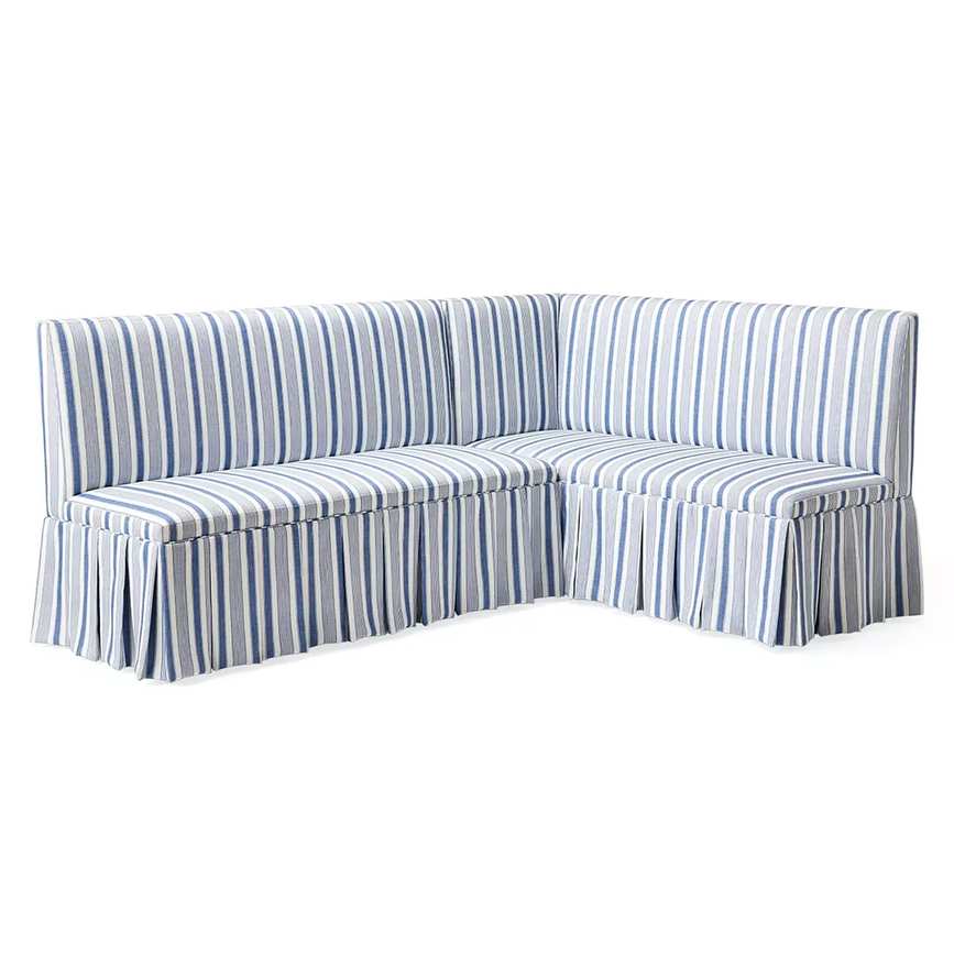 Serena & Lily, Ross Pleated Dining Banquette