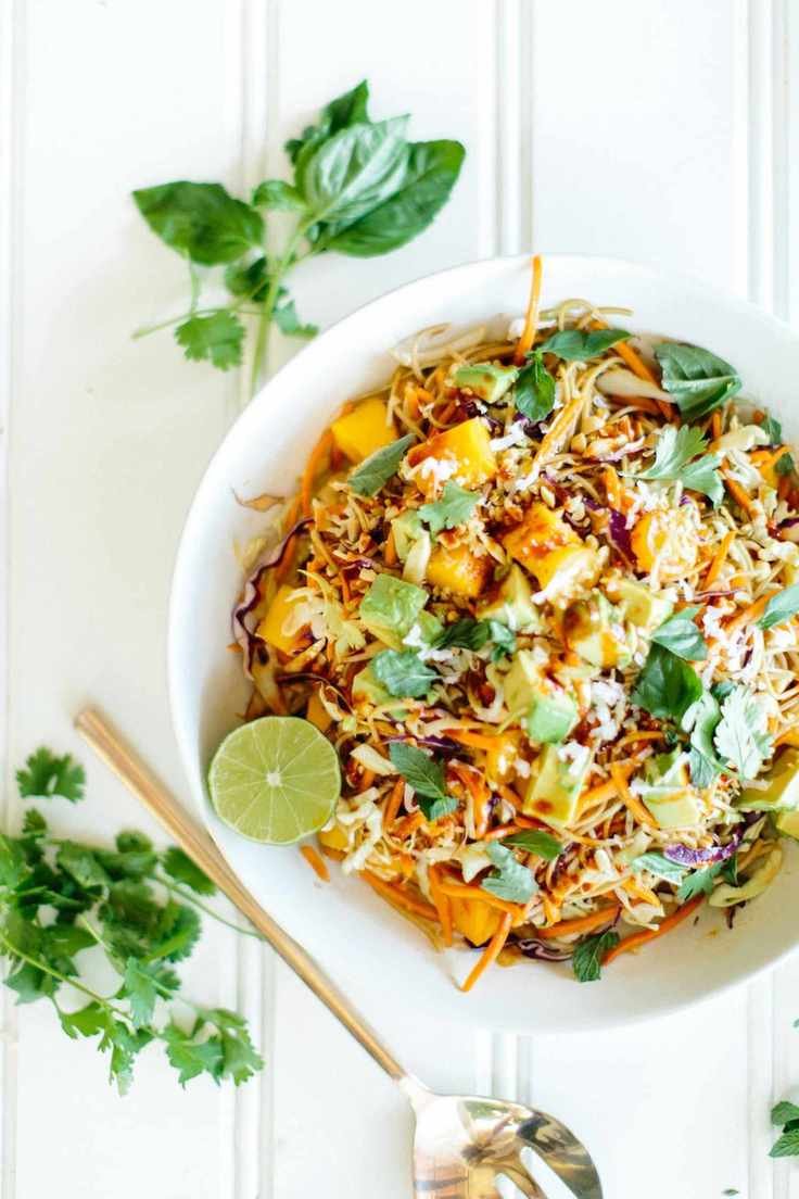 Delicious Mango Coconut Soba Noodle Salad Recipe