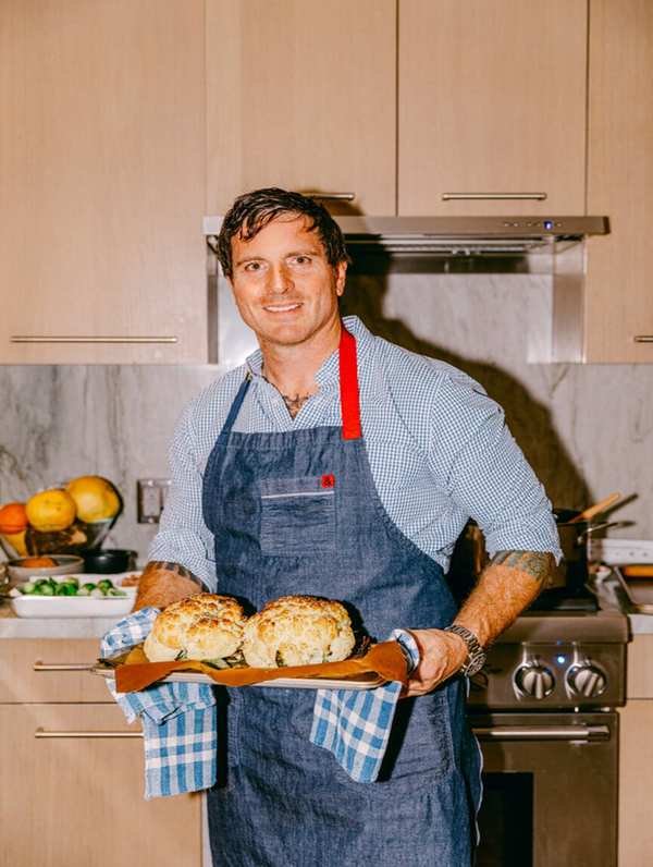 chef preparing roasted cauliflower