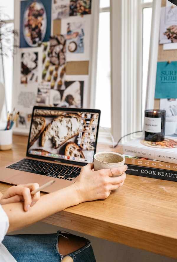 working from home setup