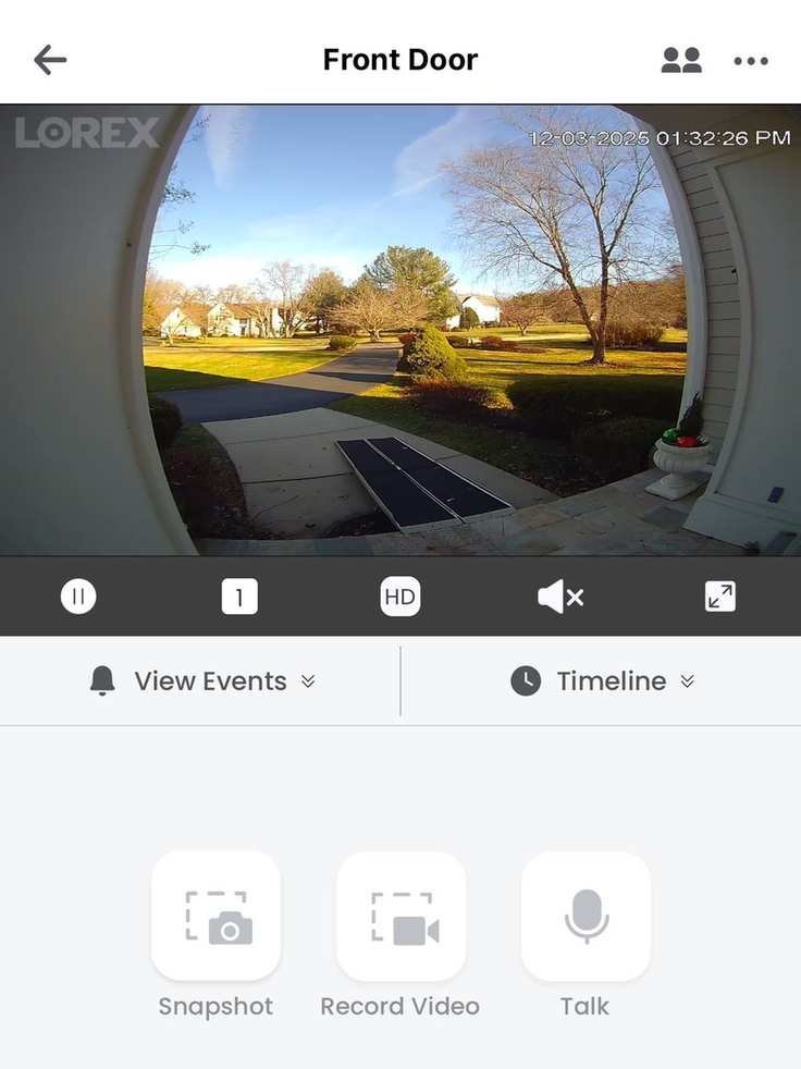 Lorex 2K Battery Video Doorbell